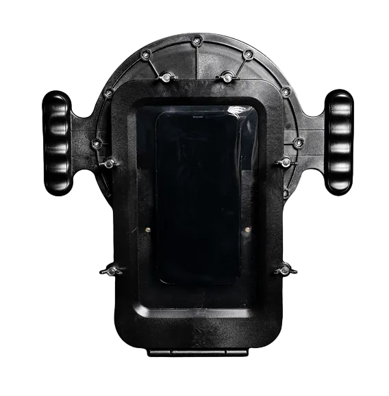 Backside of the Domemare™ Smartphone housing with touch membrane.