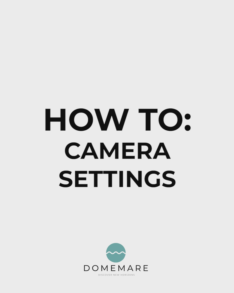 Best Settings for the Domemare Smartphone Housing. 0.5 angle and instructions for the best shots.